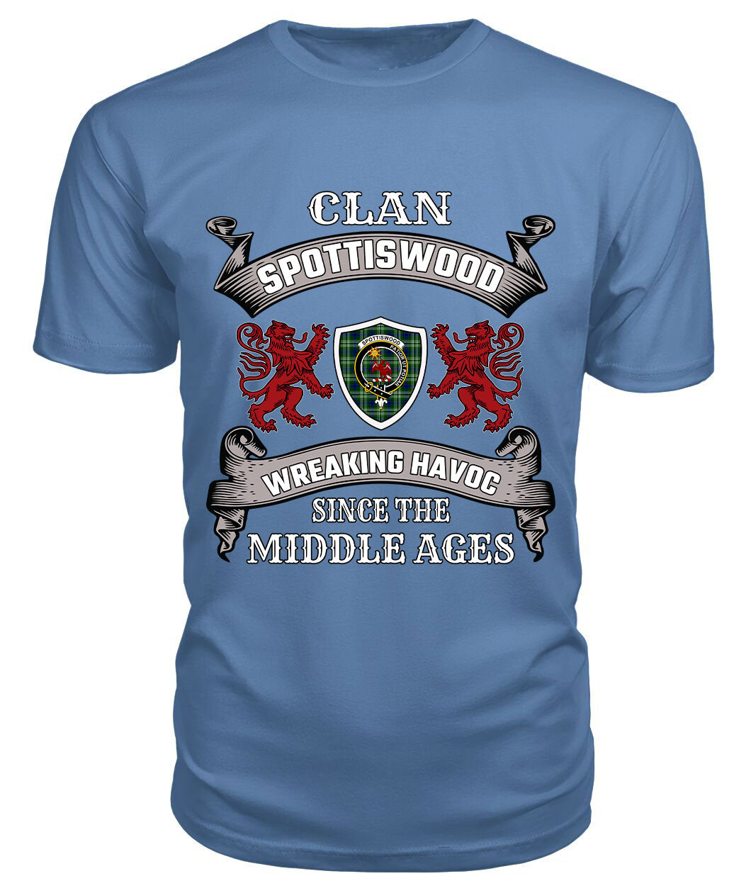 Spottiswood Family Tartan - 2D T-shirt