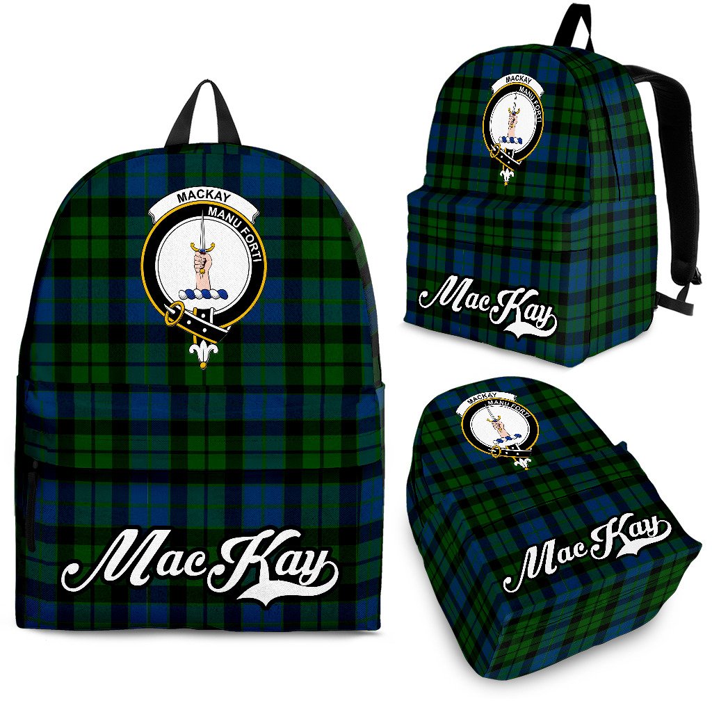 MacKay Modern Tartan Crest Backpack