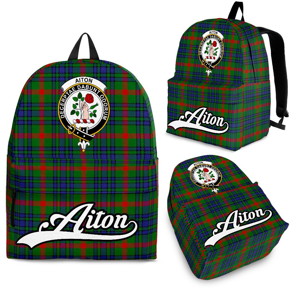Aiton Family Tartan Crest Backpack