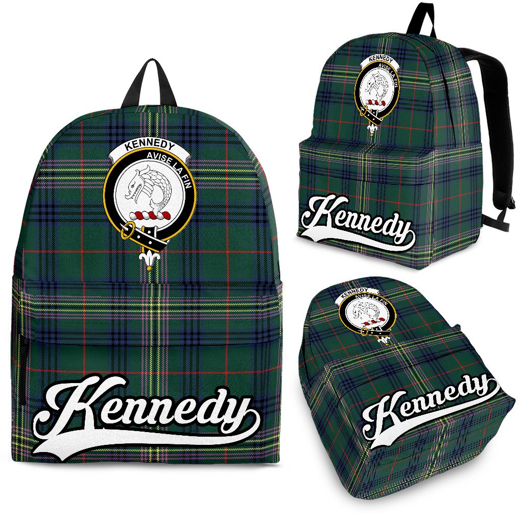 Kennedy Family Tartan Crest Backpack