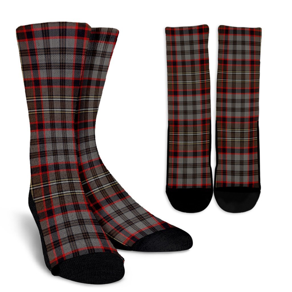 Nicolson Hunting Weathered Tartan Crew Socks