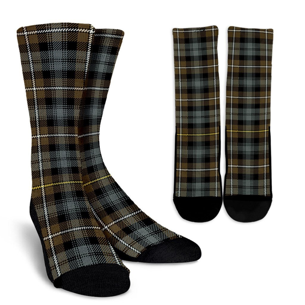 Campbell Argyll Weathered Tartan Crew Socks