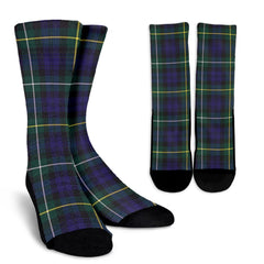 Campbell Argyll Modern Tartan Crew Socks