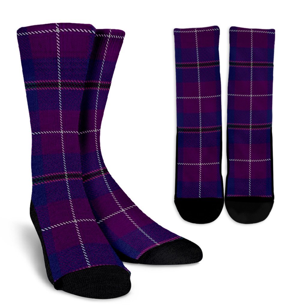 Pride of Glencoe Tartan Crew Socks