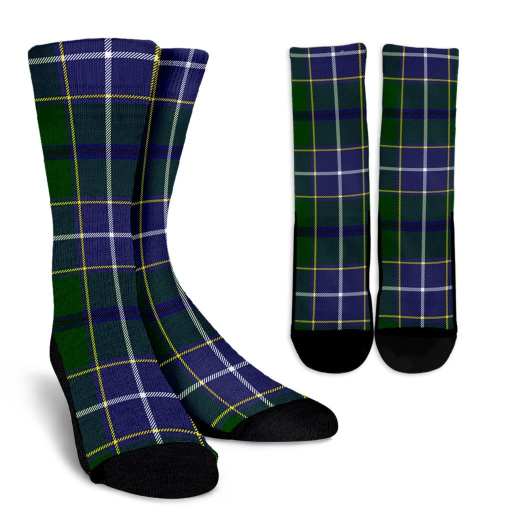 Wishart Hunting Modern Tartan Crew Socks