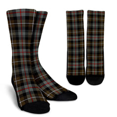 MacKenzie Weathered Tartan Crew Socks