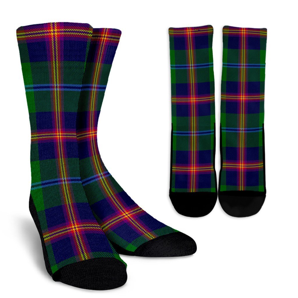 Young Modern Tartan Crew Socks