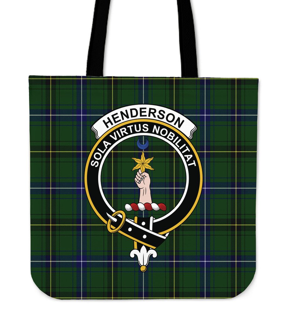 Henderson (Mackendrick) Modern Family Tartan Crest Tote Bag