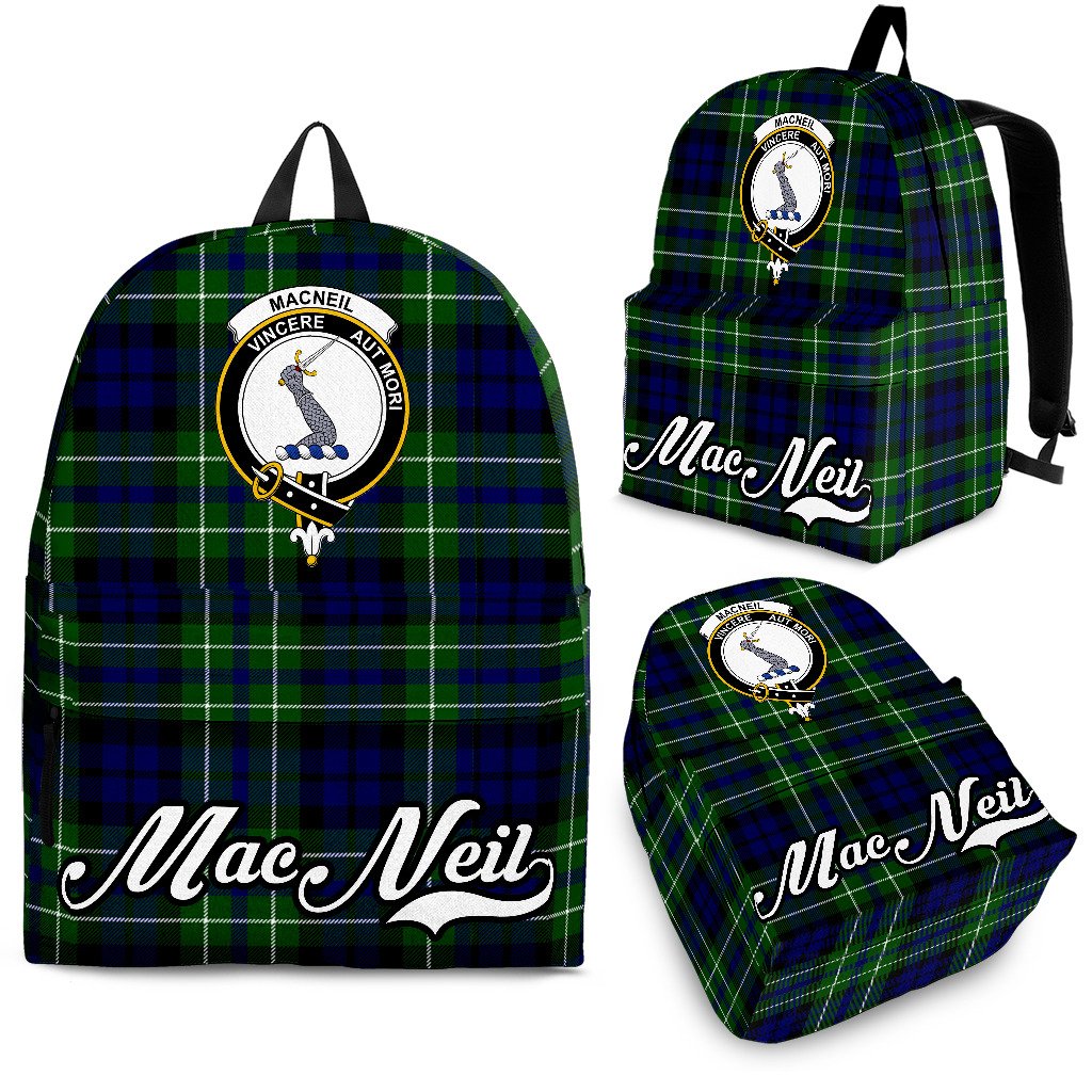 MacNeil of Colonsay Family Tartan Crest Backpack