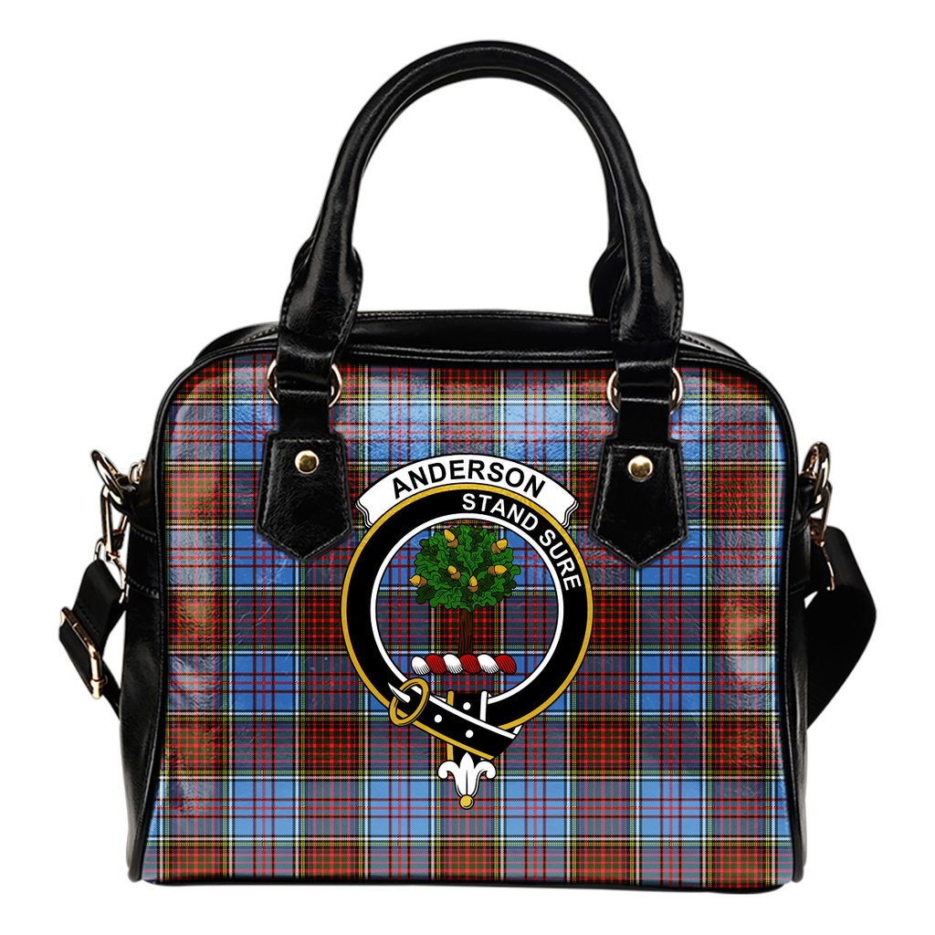 Anderson Modern Tartan Crest Shoulder Handbags