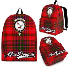 Macdougall Family Tartan Crest Backpack