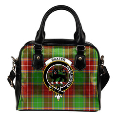 Baxter Modern Tartan Crest Shoulder Handbags