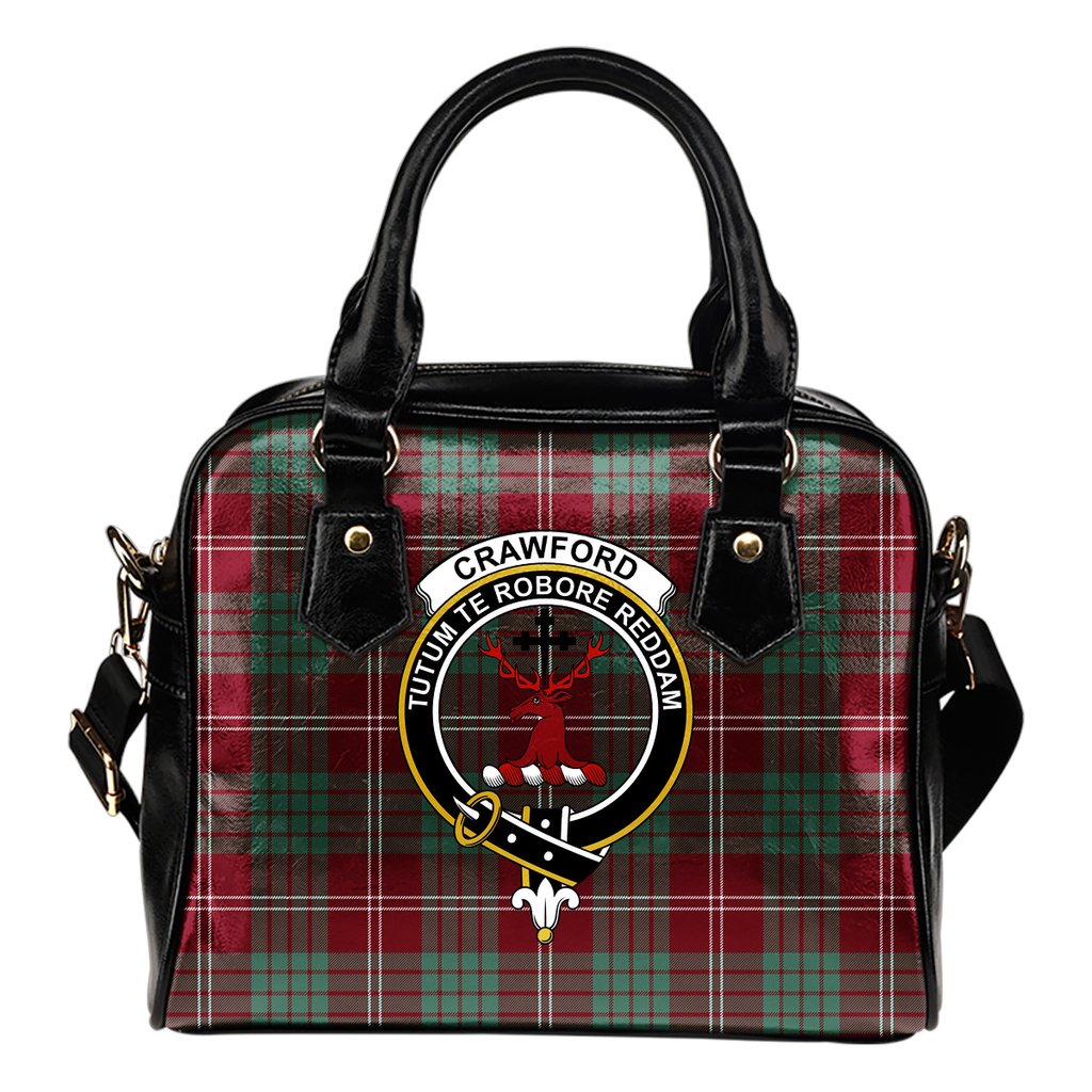 Crawford Modern Tartan Crest Shoulder Handbags