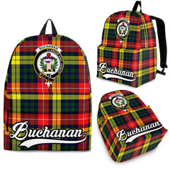 Buchanan Family Tartan Crest Backpack