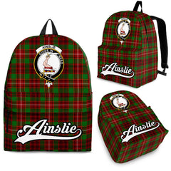 Ainslie Family Tartan Crest Backpack