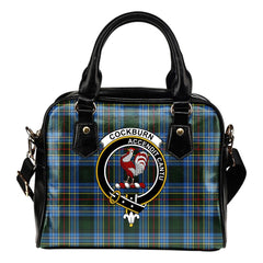 Cockburn Modern Tartan Crest Shoulder Handbags