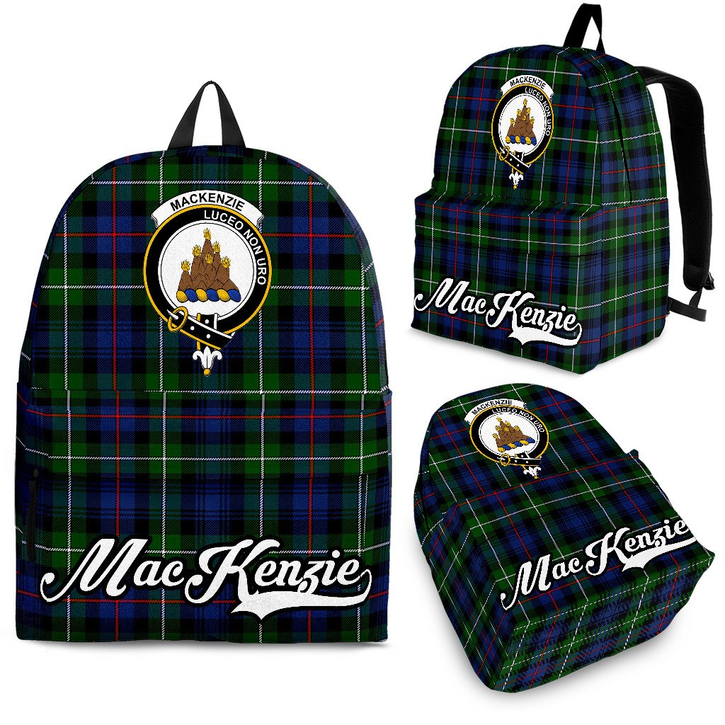 Mackenzie Family Tartan Crest Backpack