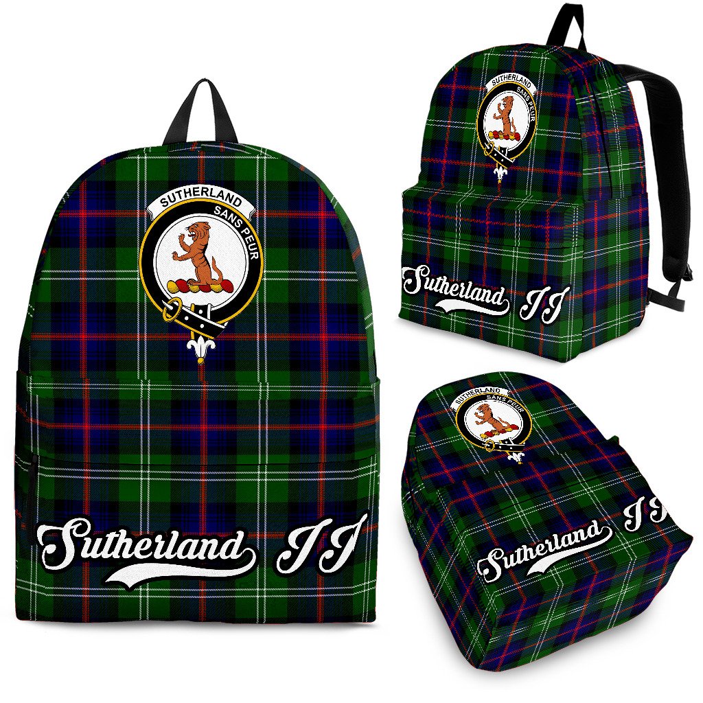Sutherland Tartan Crest Backpack