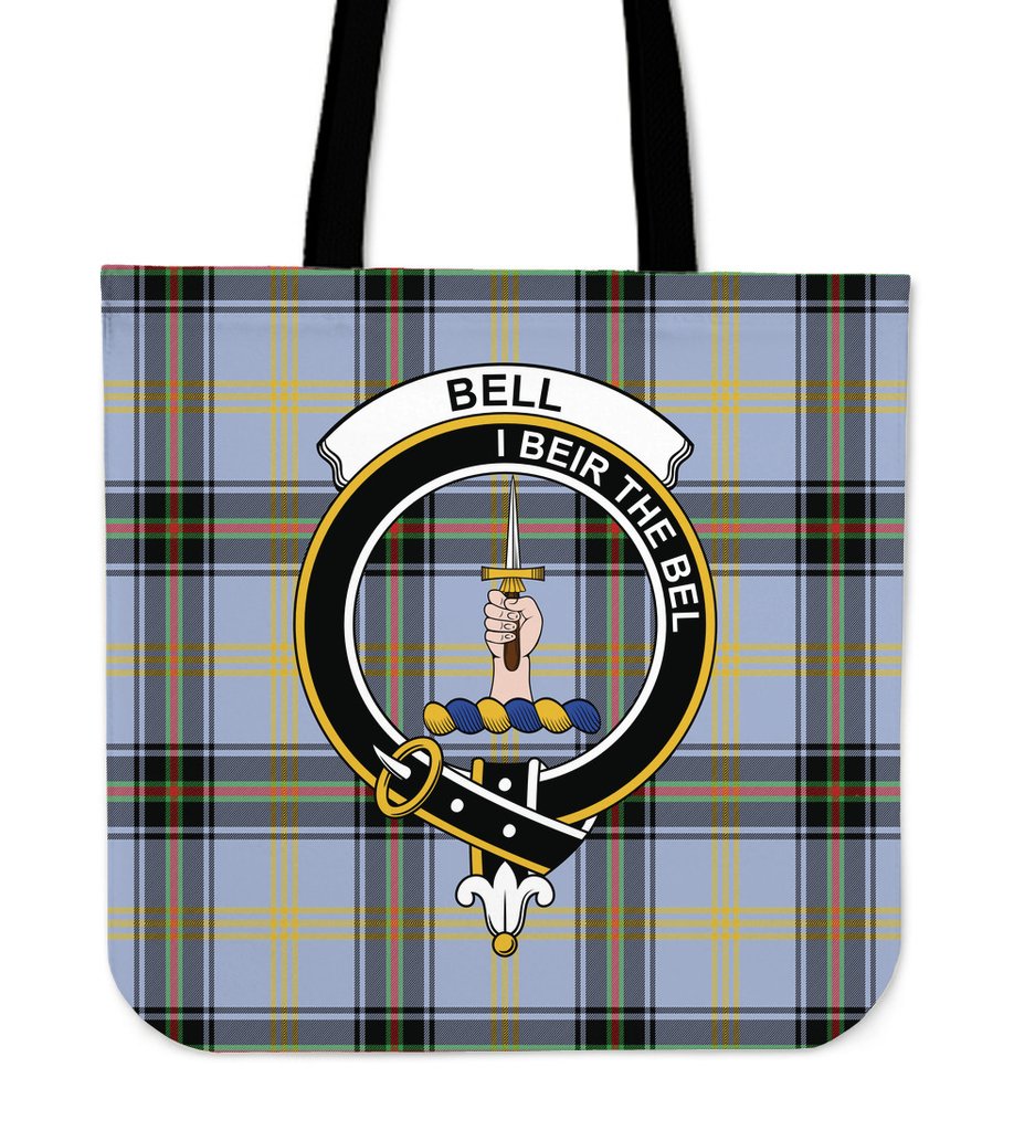 Bell of the Borders Tartan Crest Tote Bag