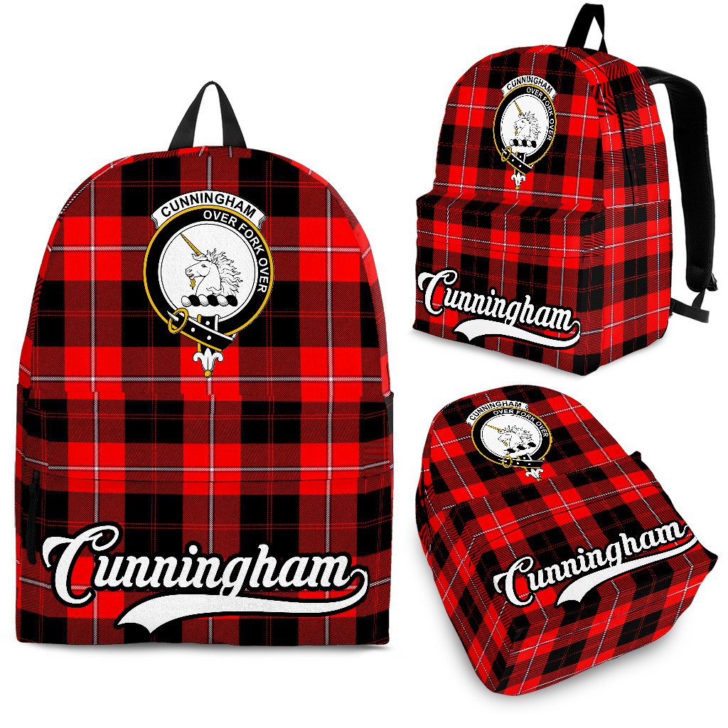 Cunningham Family Tartan Crest Backpack