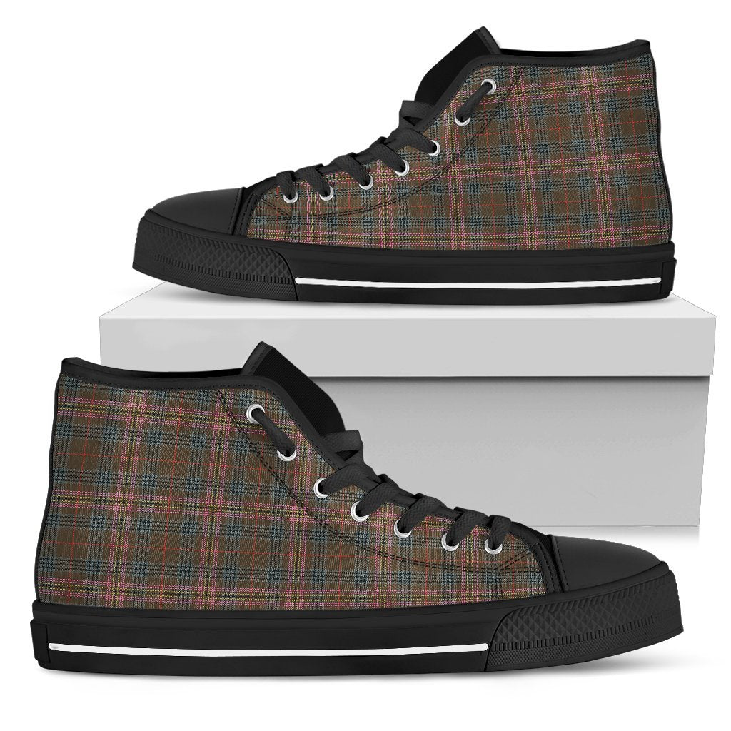Kennedy Weathered Tartan High Top Shoes