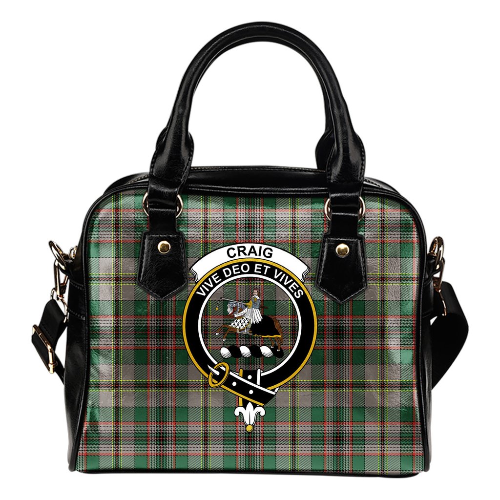 Craig Ancient Tartan Crest Shoulder Handbags