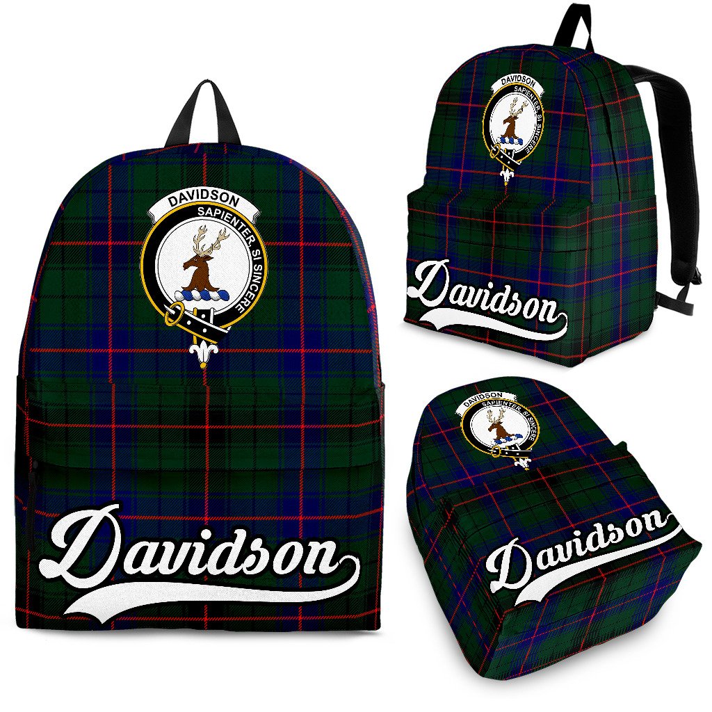 Davidson Tartan Crest Backpack