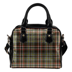 Scott Green Weathered Tartan Shoulder Handbags