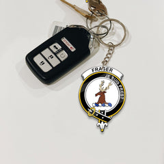 Fraser (of Lovat) Crest Keychain