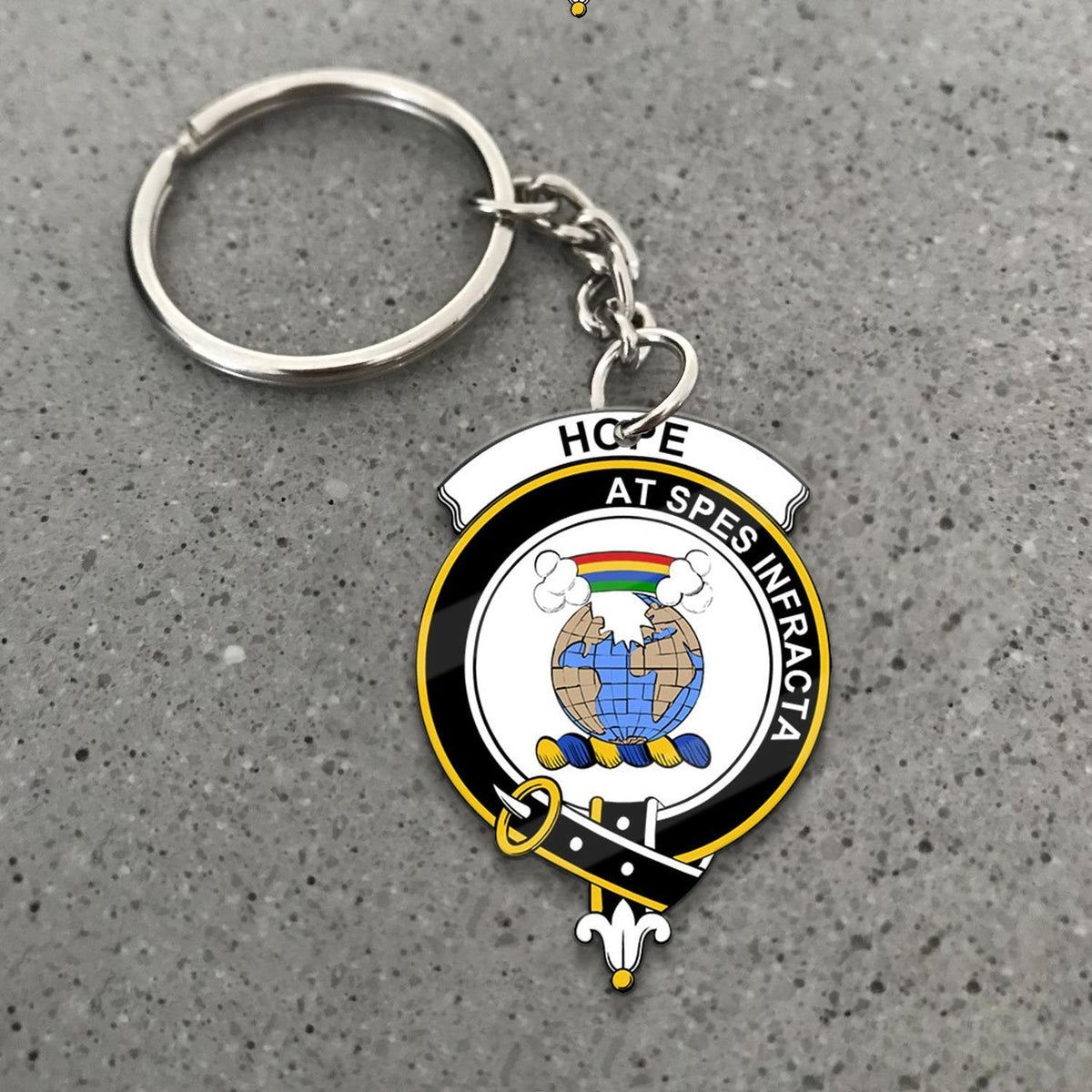 Hope Crest Keychain