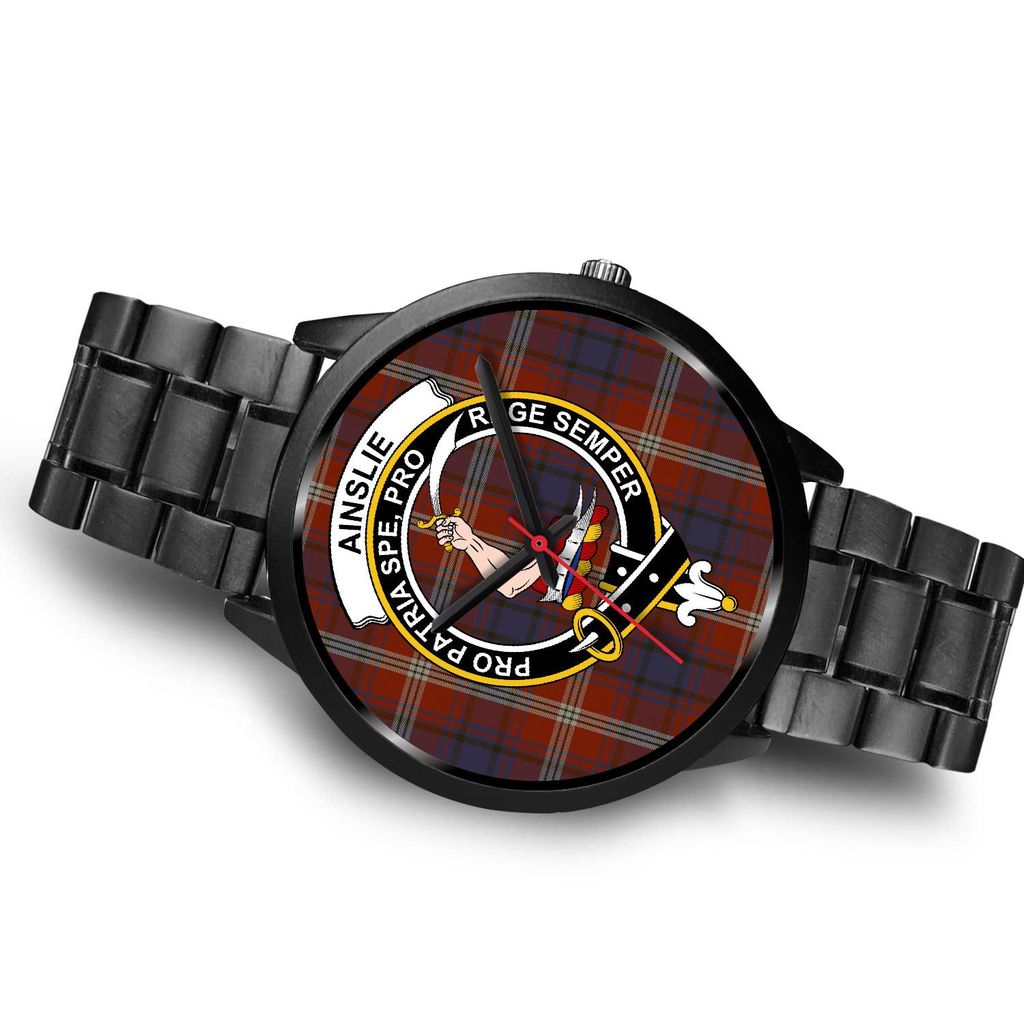 Ainslie Tartan Crest Black Watch