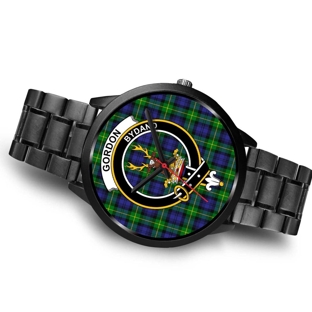 Gordon Modern Tartan Crest Watch