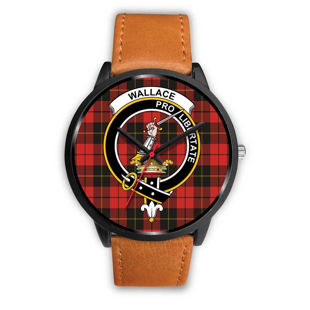 Wallace Weathered Tartan Crest Watch
