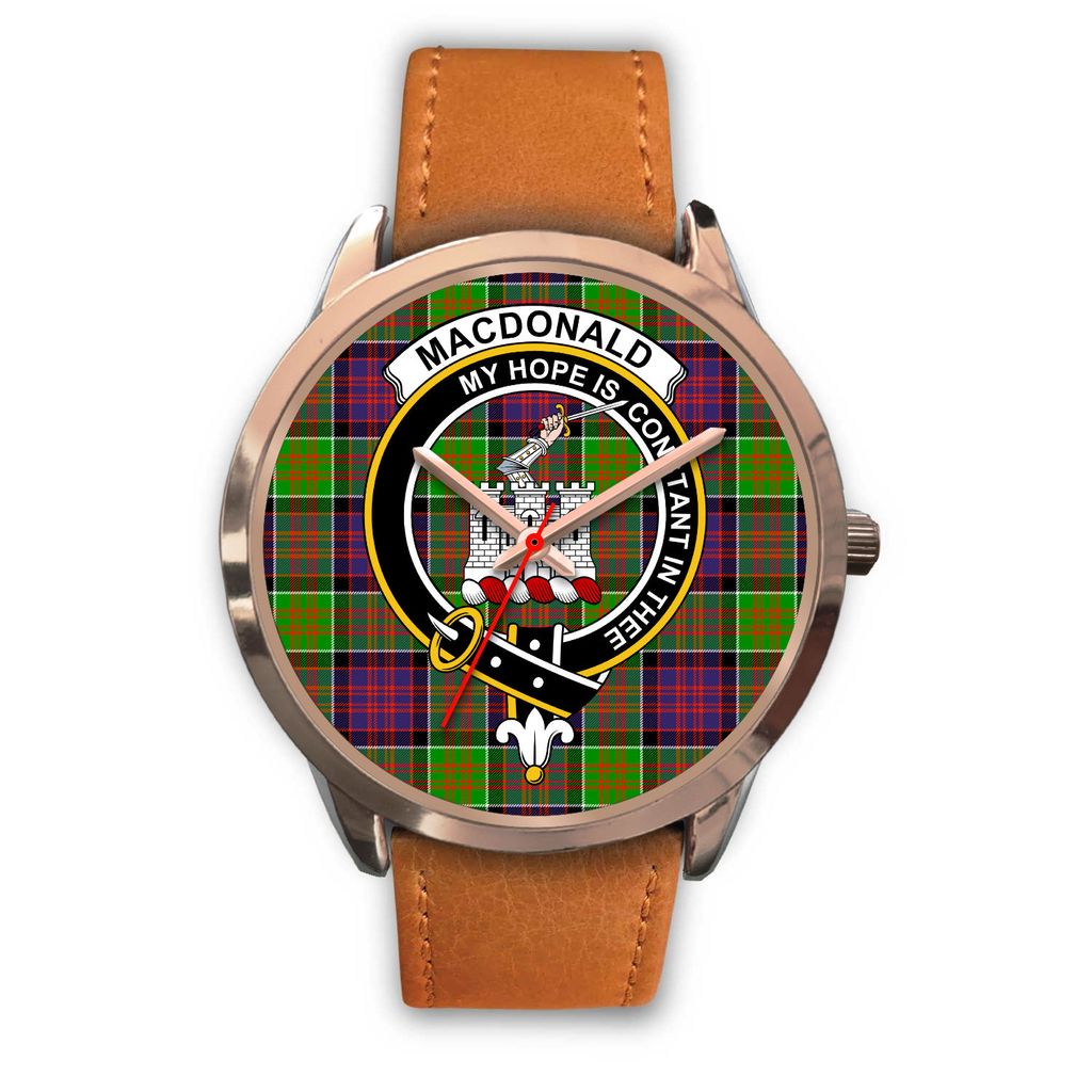 MacDonald of Ranald Family Tartan Crest Watch