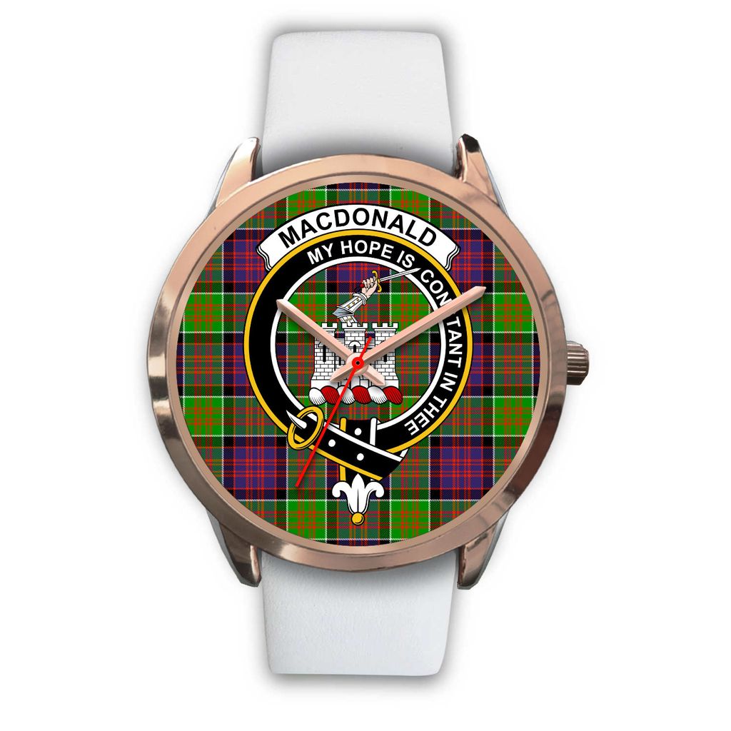 MacDonald of Ranald Family Tartan Crest Watch