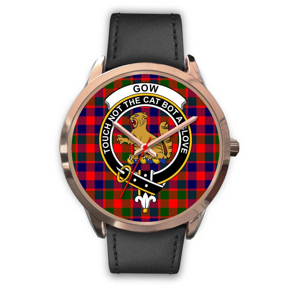 Gow of McGouan Tartan Crest Watch