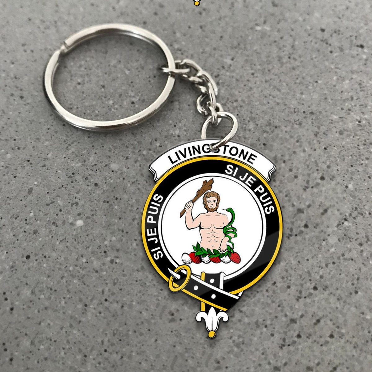 Livingstone Crest Keychain