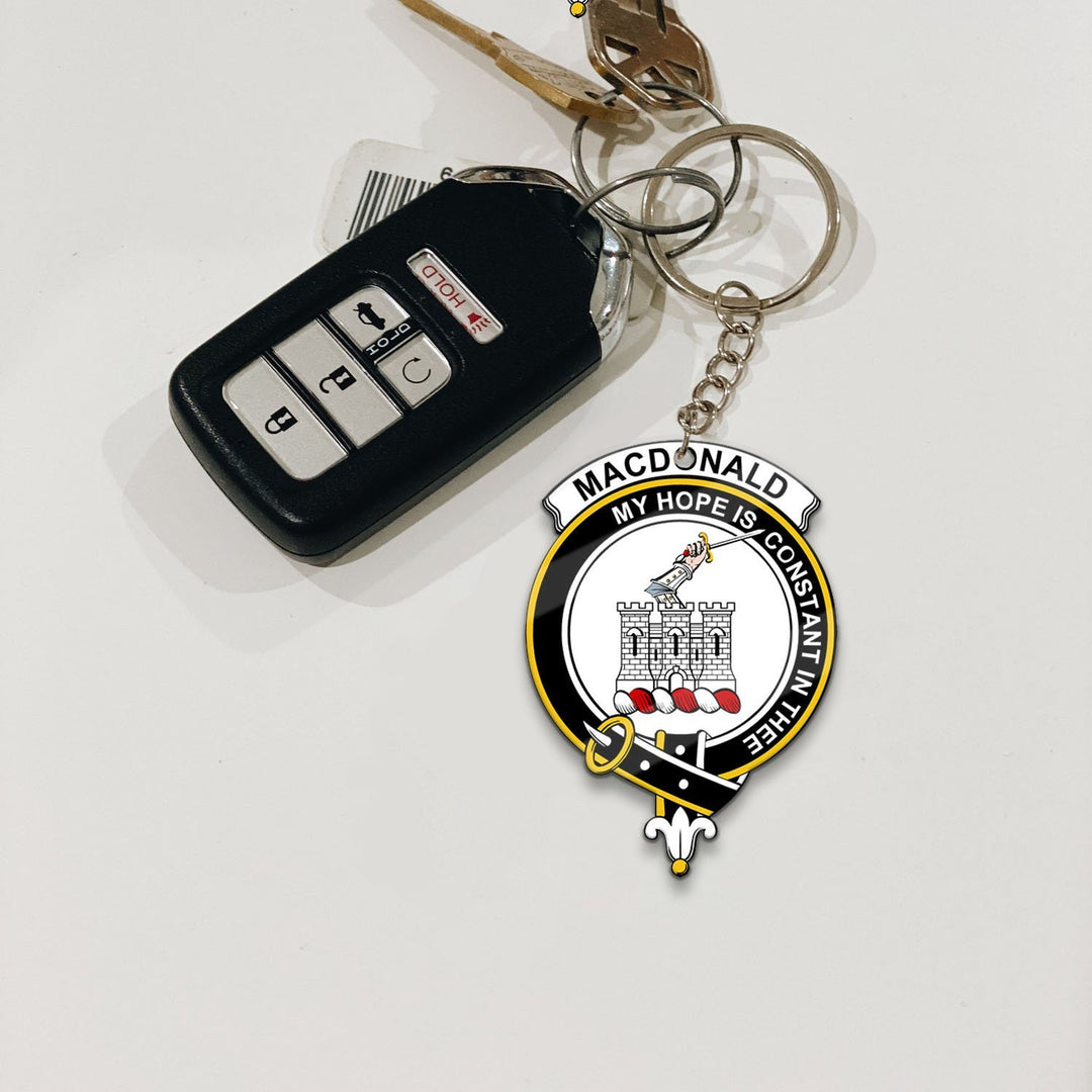 MacDonald (Clan Ranald) Crest Keychain