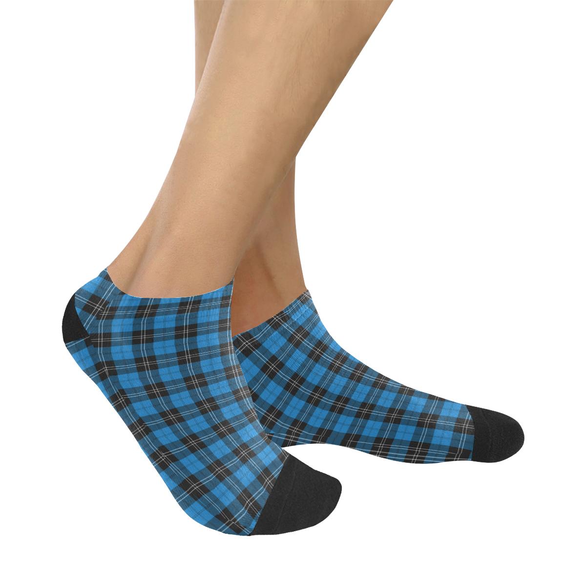 Ramsay Blue Ancient Tartan Ankle Socks