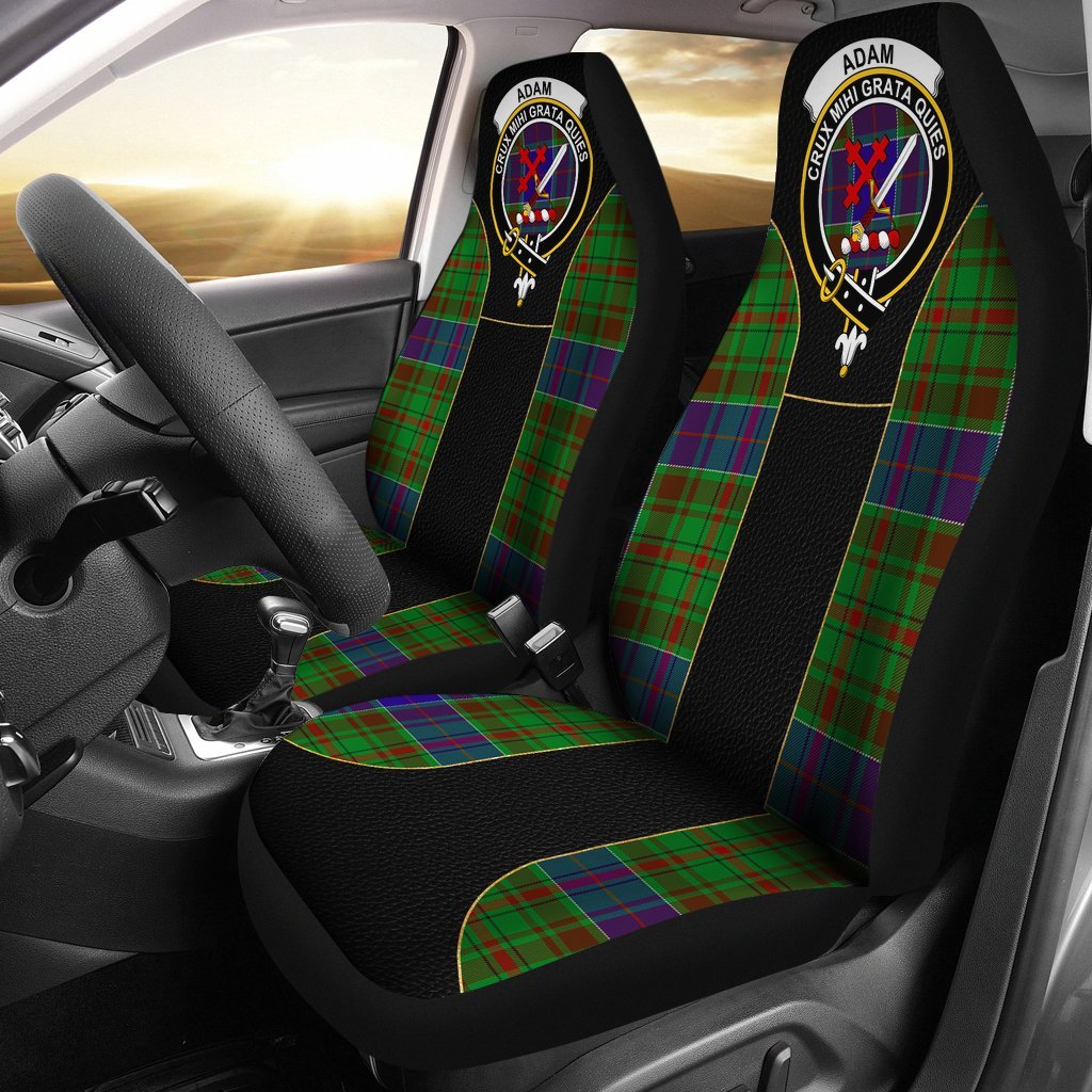 Adam Family Tartan Crest Car seat cover Special Version