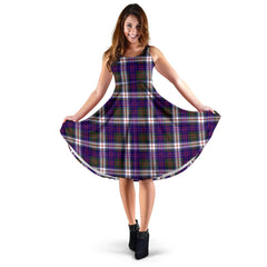 Macdonald Family Tartan Midi Dress