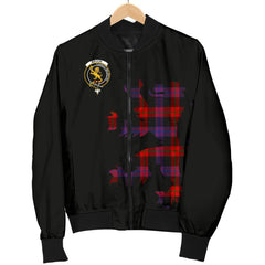 Broun Tartan Bomber Jacket Lion & Thistle