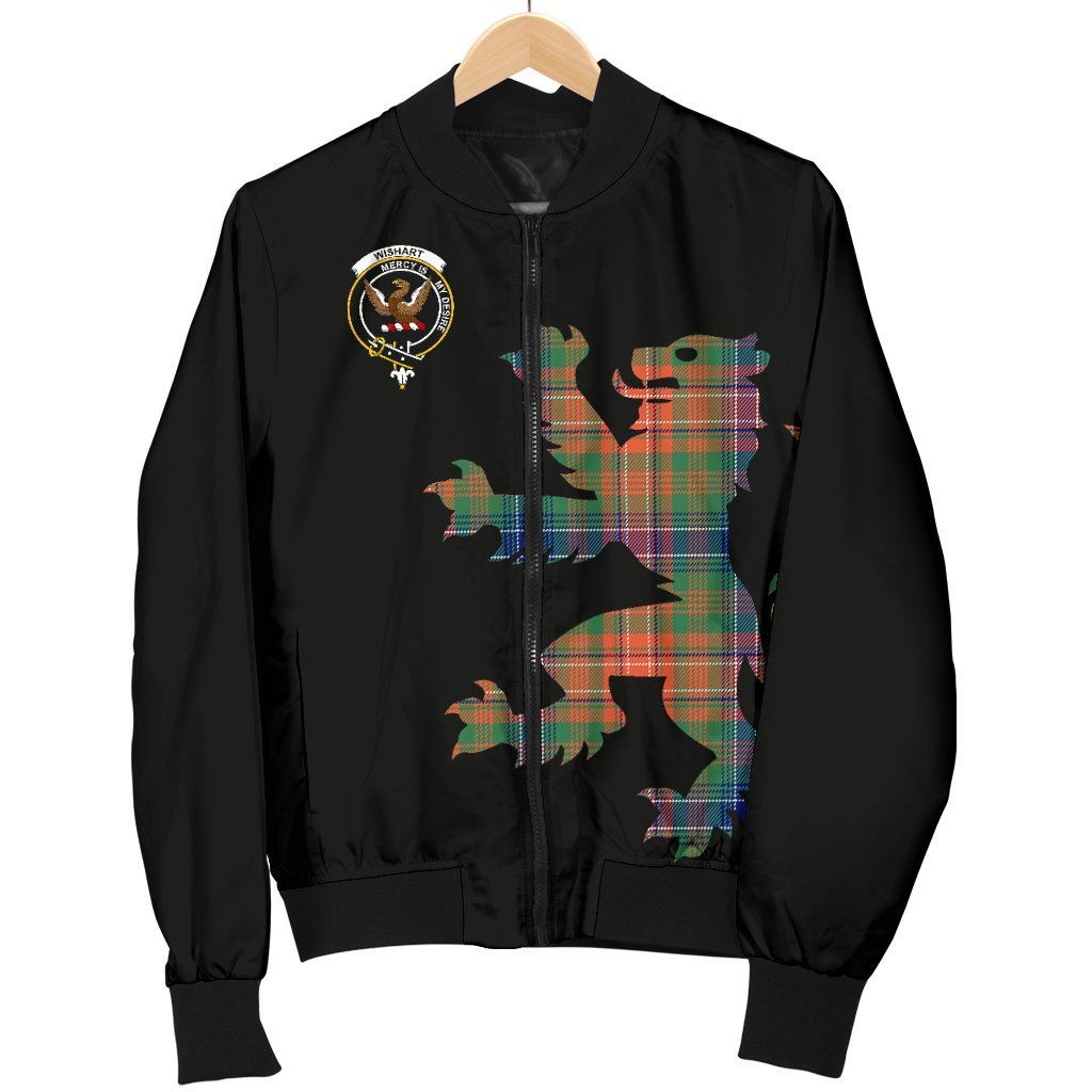 Wishart Tartan Bomber Jacket Lion & Thistle