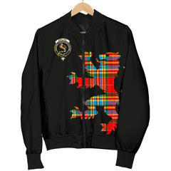 Chattan Tartan Bomber Jacket Lion & Thistle