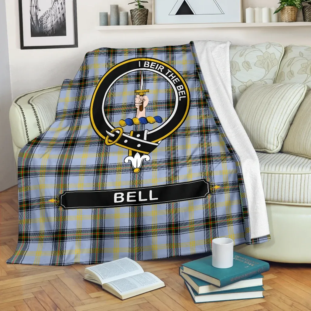 Bell of the Borders Tartan Crest Blanket