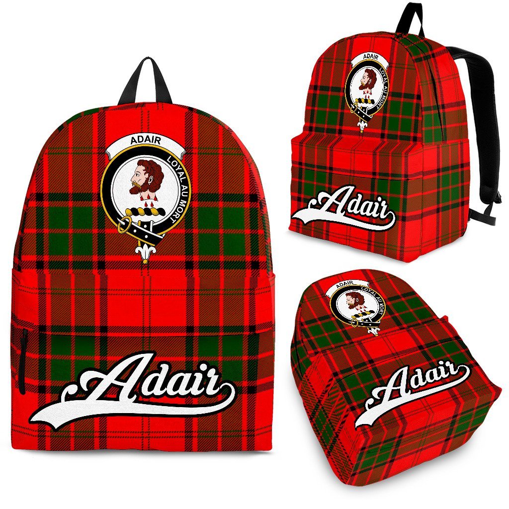 Adair Family Tartan Crest Backpack