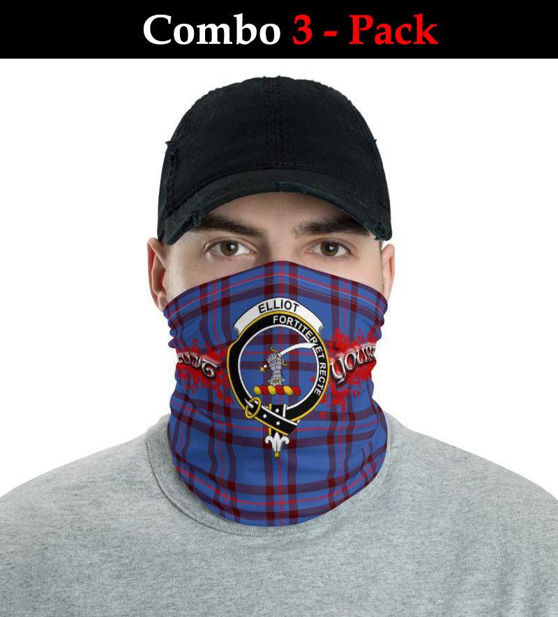 Elliot Tartan Crest Neck Gaiter - Bandana