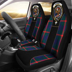 Agnew Family Tartan Crest Car seat cover Special Version
