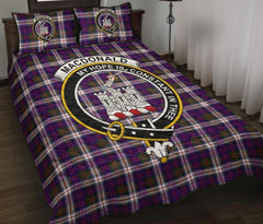 Macdonald Dress Modern Tartan Crest Quilt Bed Set