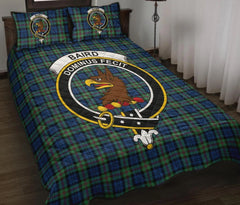 Baird Tartan Crest Quilt Bed Set